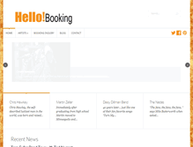 Tablet Screenshot of hellobooking.com
